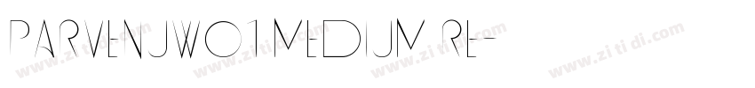 ParvenuW01 Medium Re字体转换